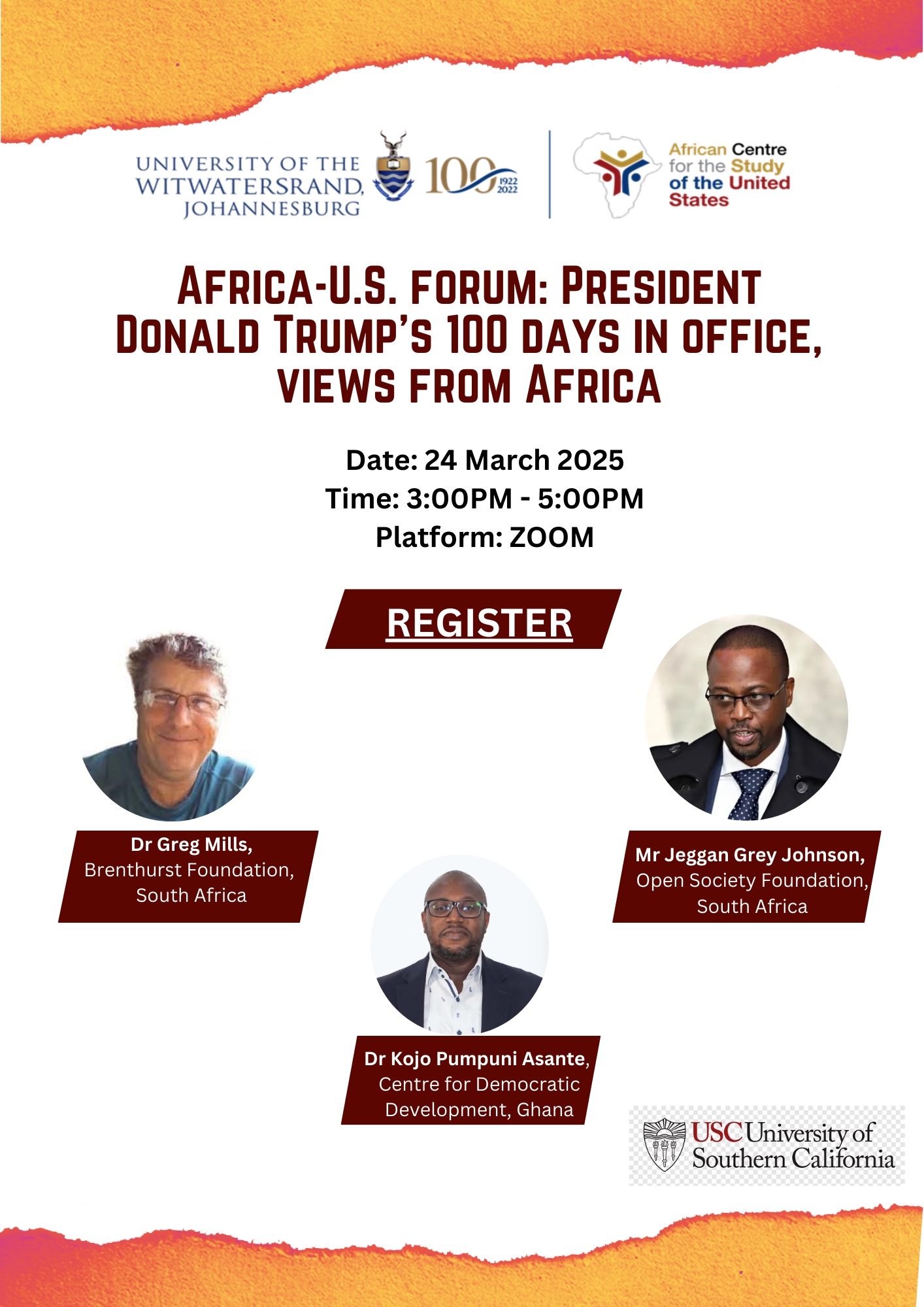 Join the USC Annenberg Center on Communication Leadership and Policy as they host the upcoming Africa-U.S. forum Join the USC Annenberg Center on Communication Leadership and Policy as they host the upcoming Africa-U.S. forum